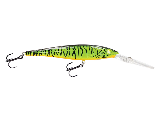 Livingston Lures Walleye Minnow 111: Fire Tiger