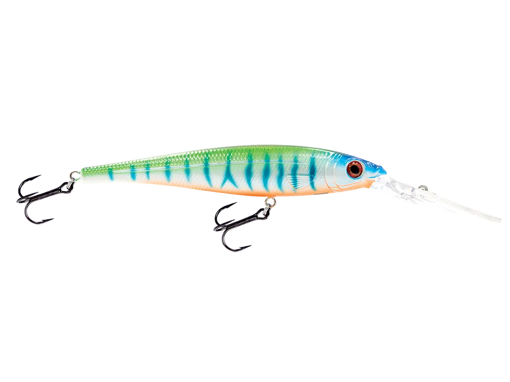 Livingston Lures Walleye Minnow 111: Blue Tiger