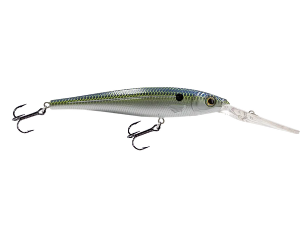 Livingston Lures Walleye Minnow 111: Chrome XXX Shad