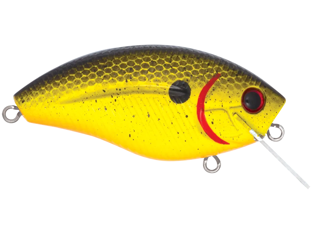 Livingston Lures Howeller DMC SQ: Chartreuse Splatter Shad