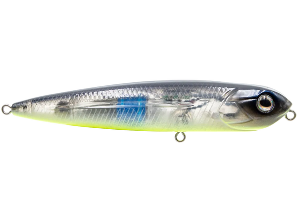 Livingston Lures Walking Boss Jr. 4": Bluetreuse