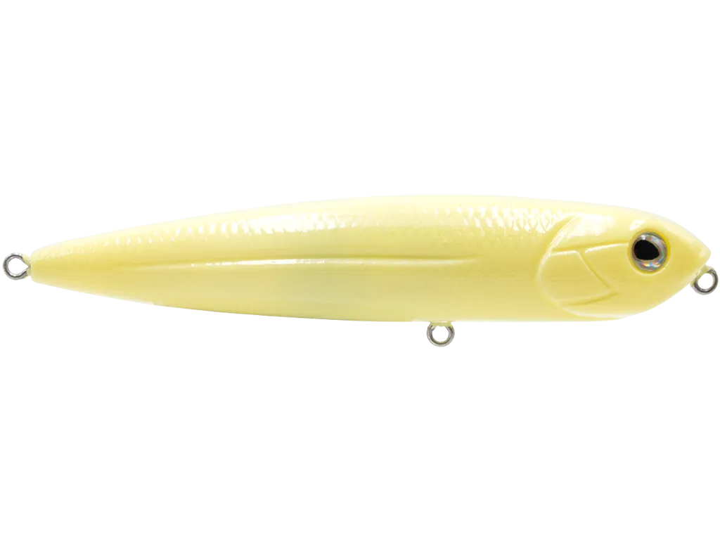 Livingston Lures Walking Boss Jr. 4": Pure Bone Shad