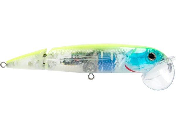 Monster Mike Walking Boss II Jr. 4": Chartreuse Blue Shiner