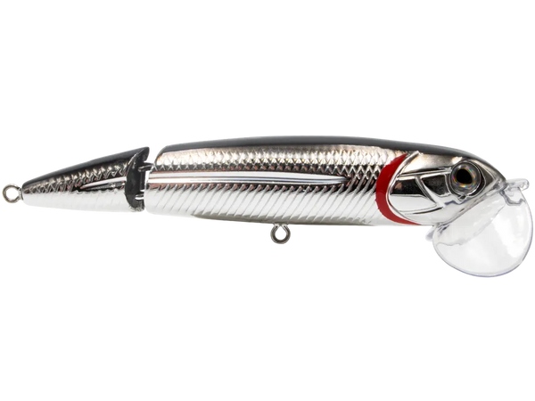 Livingston Lures Walking Boss Jr. II 4" SW: Black Back Chrome Shad