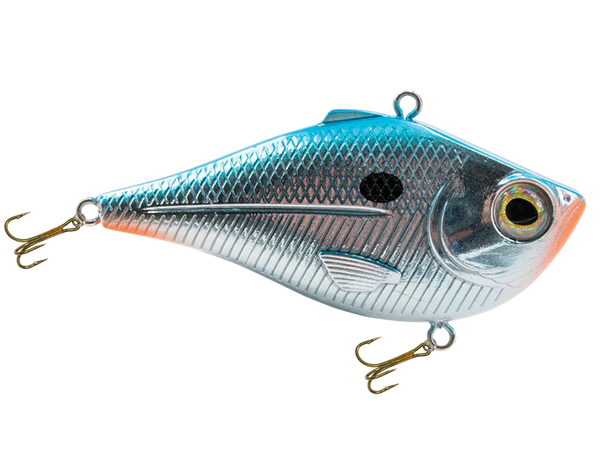 Livingston Lures Pro Ripper Magnum Lipless Crankbait: Blue Red Chrome