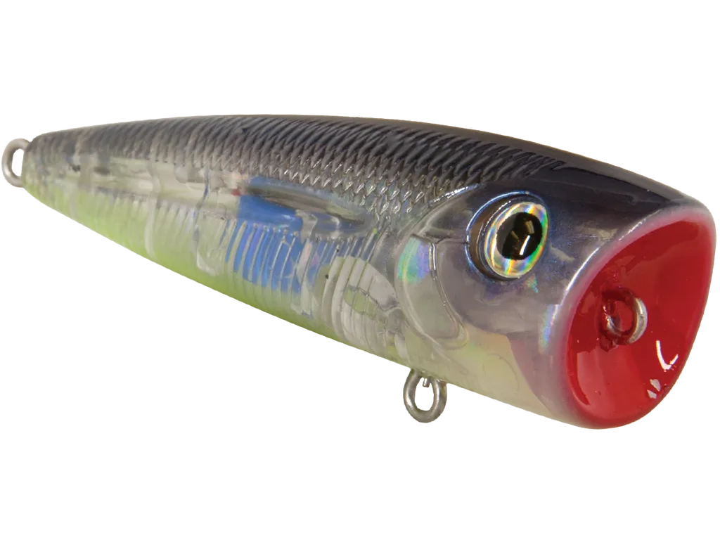 Livingston Lures Walk N Pop 77 Popper: Bluetreuse