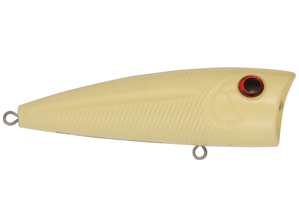 Livingston Lures Walk N Pop 77 Popper: Pure Bone Shad