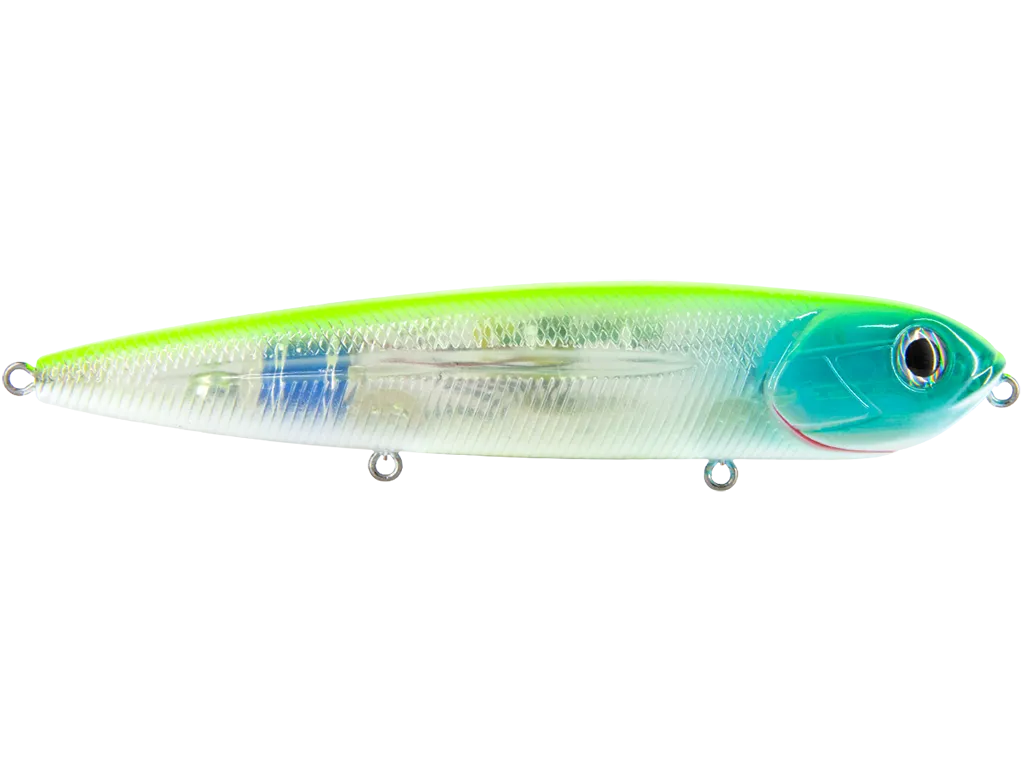 Livingston Lures Walking Boss: Chartreuse Blue Shiner