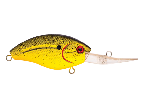 Livingston Lures Howeller Deep Plus: Chartreuse Splatter Shad