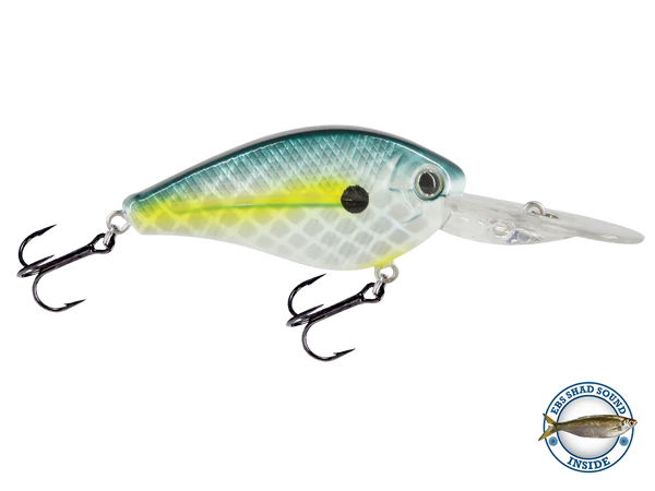 Livingston Lures FlatMaster: Bluetreuse Shad