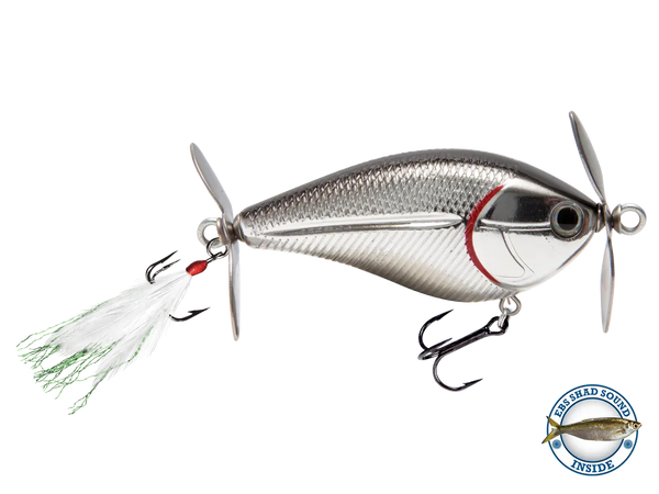 Livingston Lures SpinMaster: Black Back/Chrome Shad