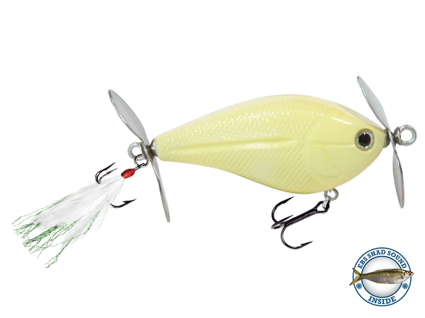 Livingston Lures SpinMaster: Pure Bone Shad