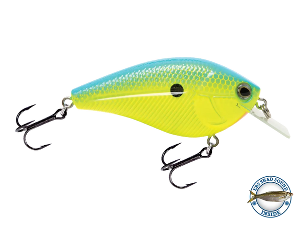 Livingston Lures Primetyme SQ 2.0: Chartreuse Sunrise Shad