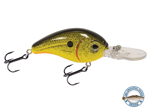 Livingston Lures Dive Master Jr. 8: Chartreuse Splatter Shad