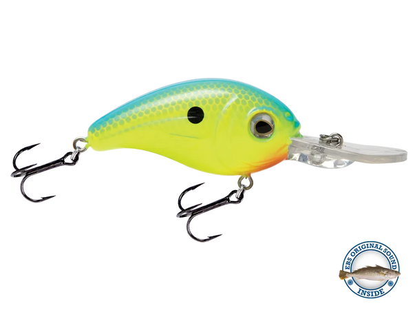 Livingston Lures Dive Master Jr. 8: Chartreuse Sunrise Shad