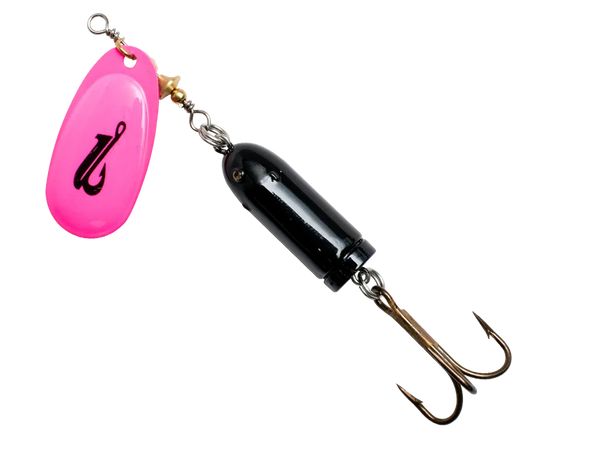 Livingston Lures EBS Spinner 58: Hot Pink Black