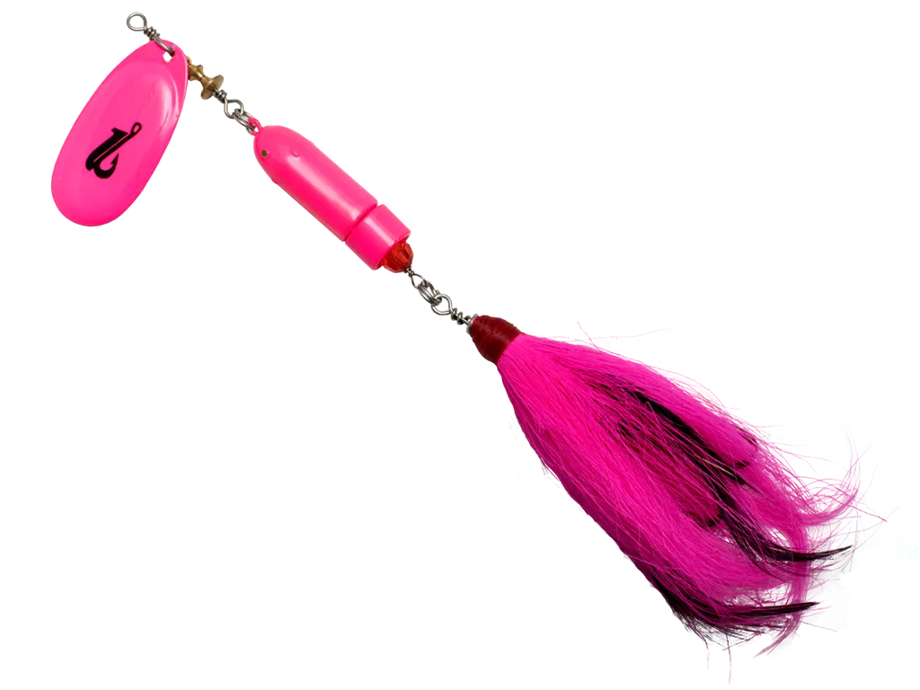 Livingston Lures EBS Spinner 100: Hot Pink