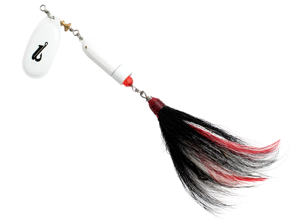 Livingston Lures EBS Spinner 100: White Black