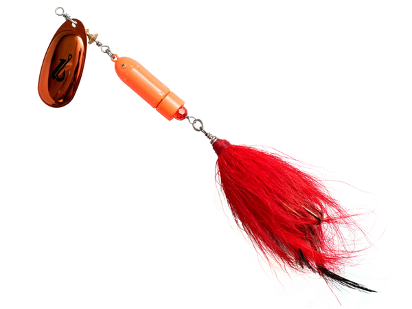 Livingston Lures EBS Spinner 100: Copper Red