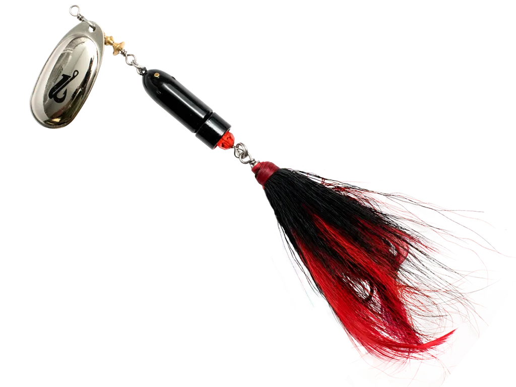 Livingston Lures EBS Spinner 100: Chrome Black