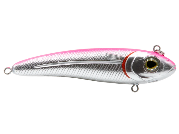 Livingston Lures EBS Mullet SW: Pink Back/Chrome Belly