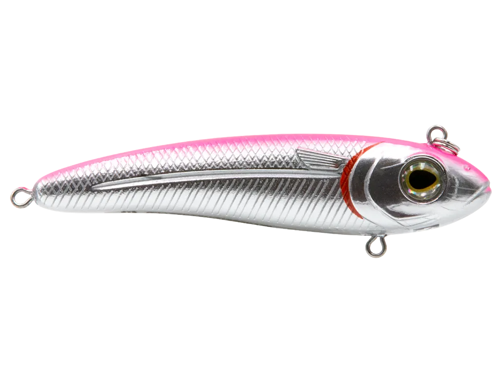 Livingston Lures EBS Mullet SW: Pink Back/Chrome Belly