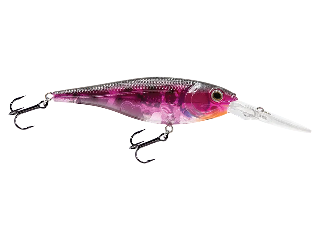 Livingston Lures Walleye Shad 90: Purple Phantom