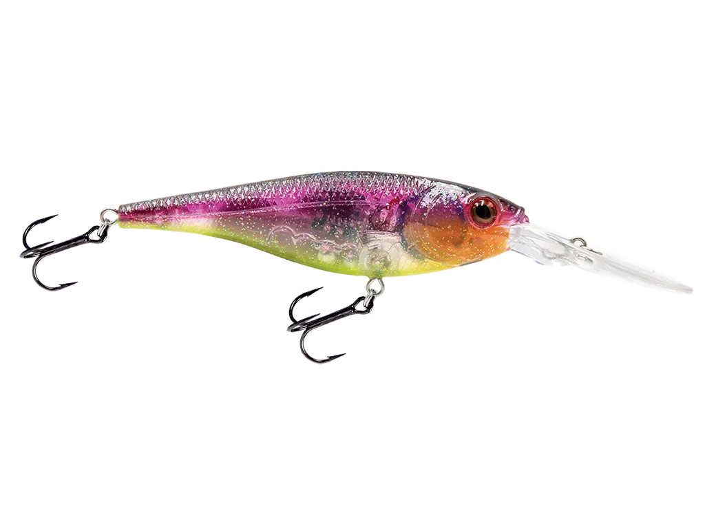 Livingston Lures Walleye Shad 90: Purple Rain