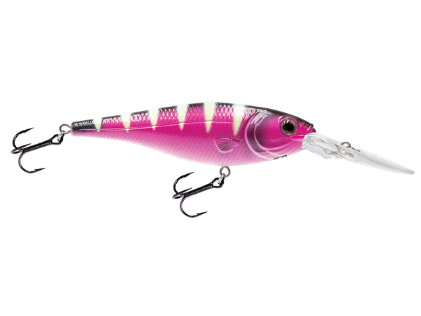 Livingston Lures Walleye Shad 90: Purple Tiger 