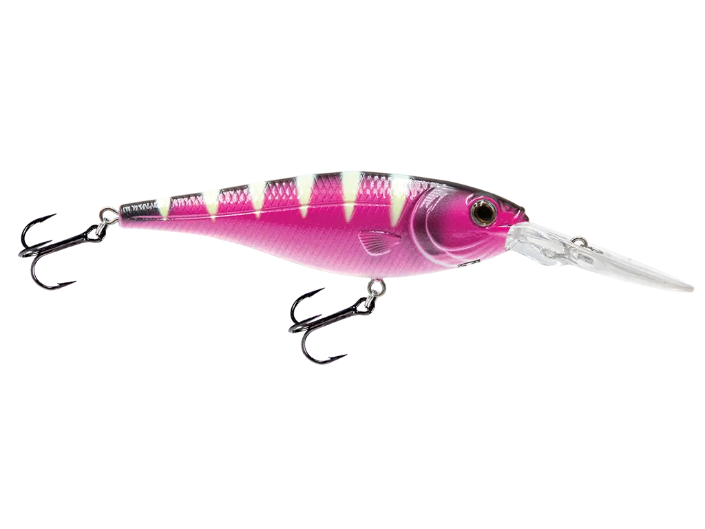 Livingston Lures Walleye Shad 90: Purple Tiger 