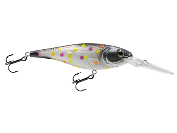 Livingston Lures Walleye Shad 90: Mardi Gras
