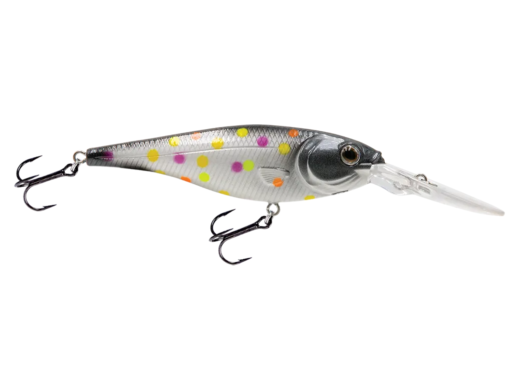 Livingston Lures Walleye Shad 90: Mardi Gras