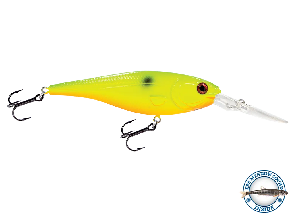Livingston Lures Walleye Shad 90: Yellow Sunruse