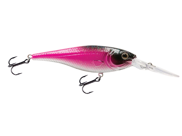 Livingston Lures Walleye Shad 90: Flamingo
