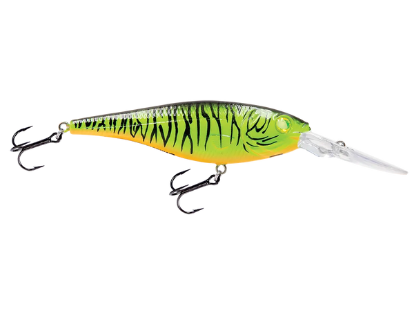 Livingston Lures Walleye Shad 90: Fire Tiger