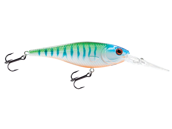 Livingston Lures Walleye Shad 90: Blue Tiger
