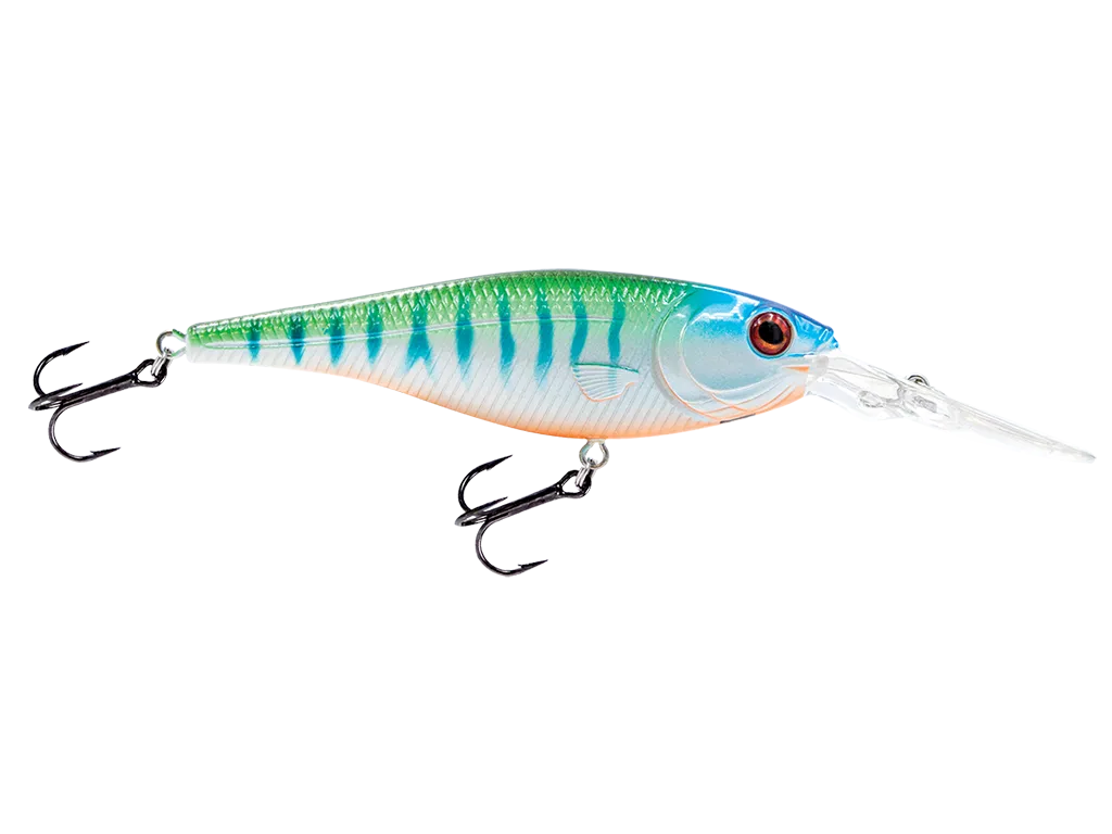 Livingston Lures Walleye Shad 90: Blue Tiger