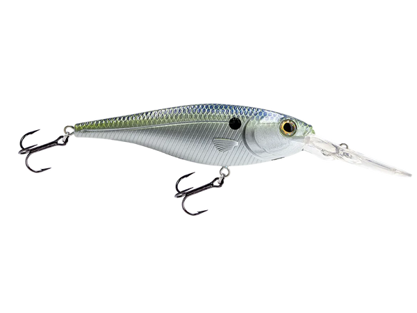 Livingston Lures Walleye Shad 90: Chrome XXX Shad