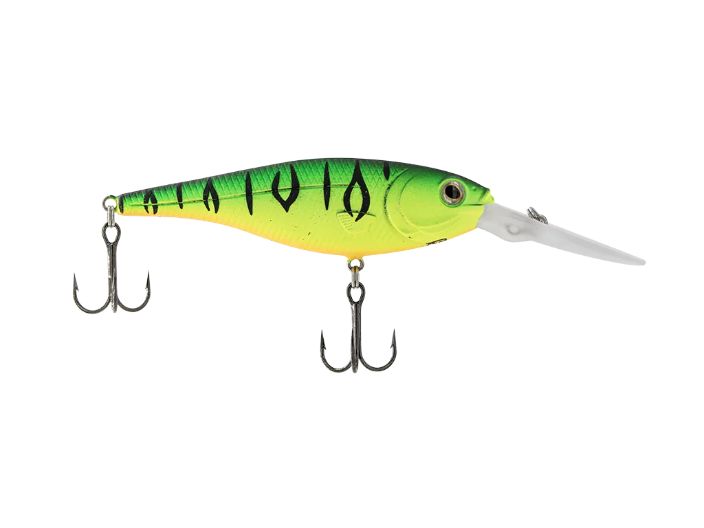Livingston Lures Walleye Shad 90: Fire Tiger