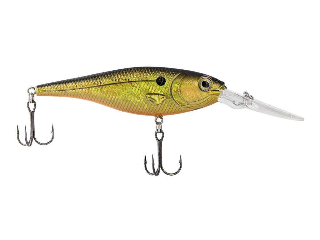 Livingston Lures Walleye Shad 90: Gold Digger