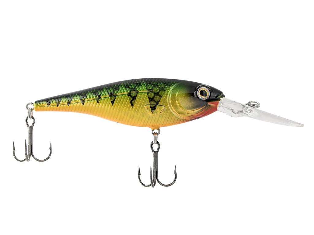 Livingston Lures Walleye Shad 90: Yellow Perch