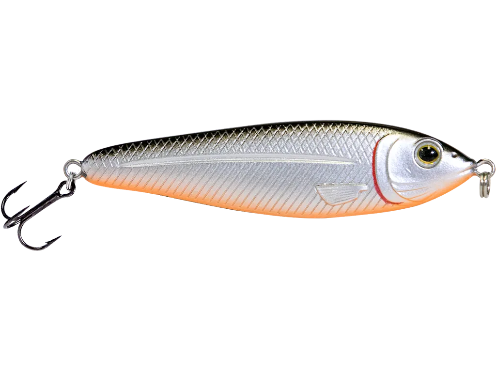 Livingston Lures EBS Jigging Spoon: Black Back/Chrome Shad