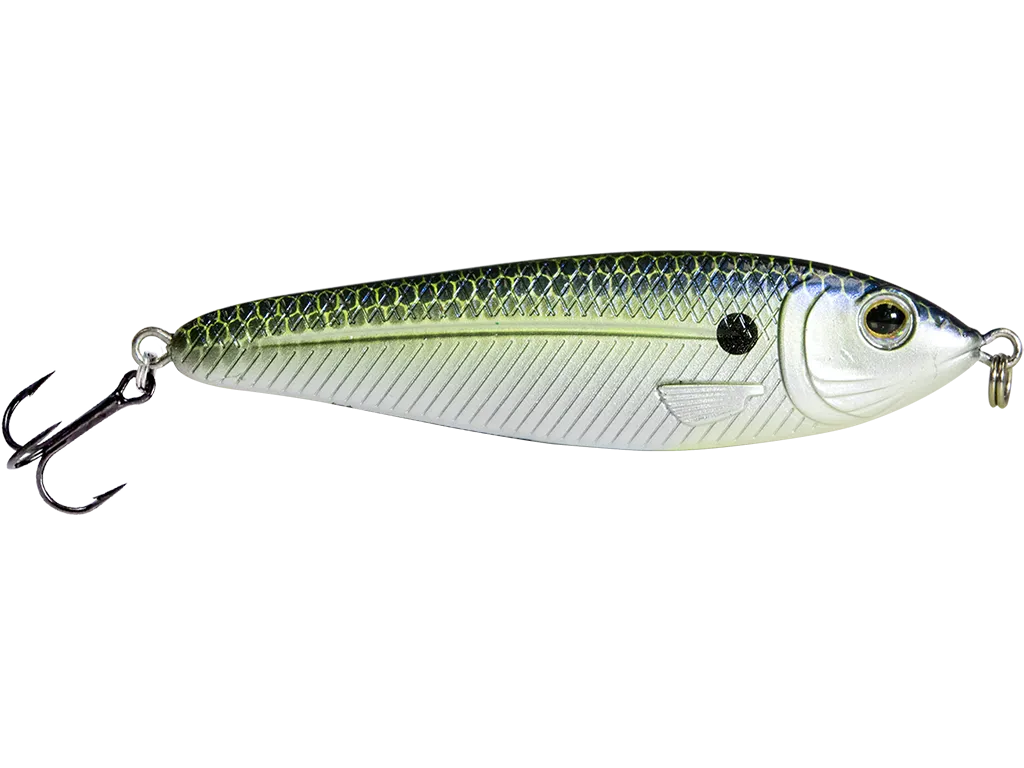 Livingston Lures EBS Jigging Spoon: Chrome XXX Shad