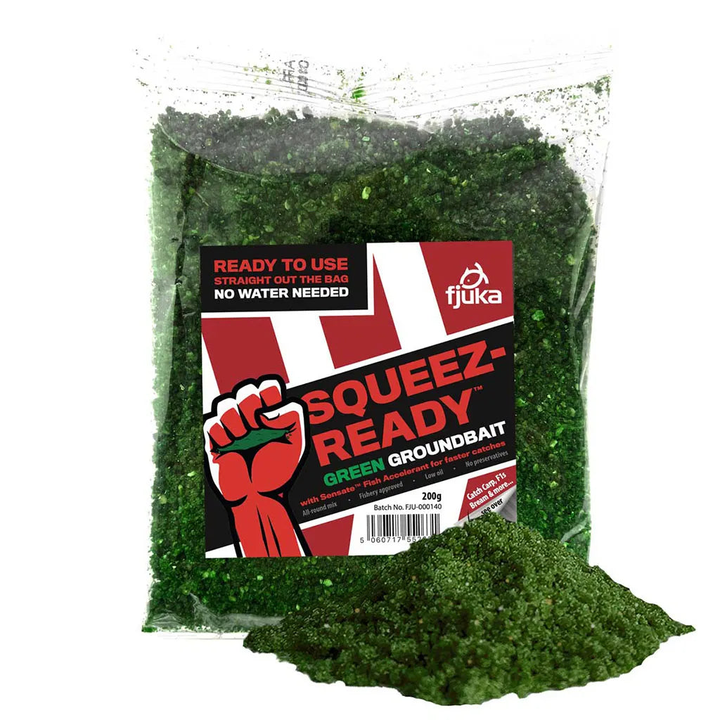 Fjuka Squeez-Ready™ Green готова захранка за фидер: 200гр