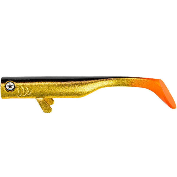 LMAB Drunk Bait 12cm: Gold Orange