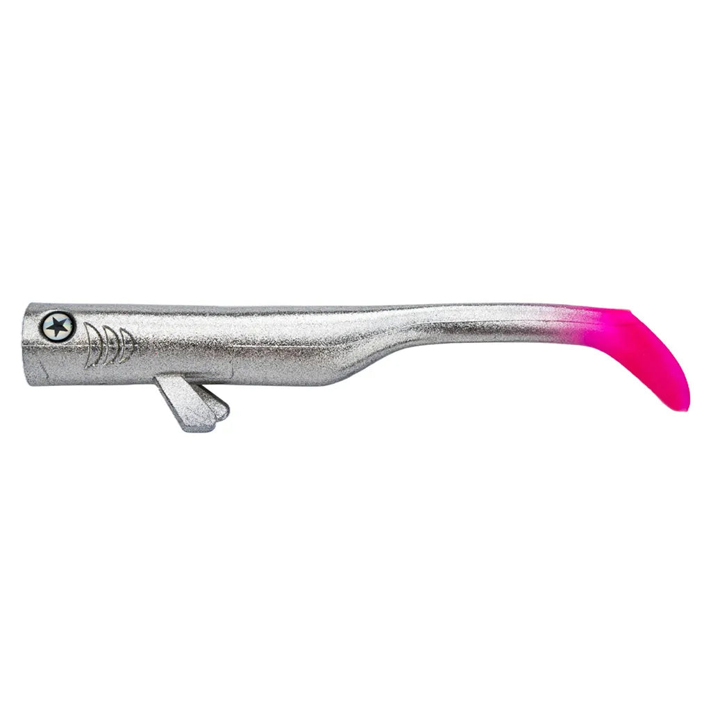 LMAB Drunk Bait 16cm: Chrome Pinktail UV