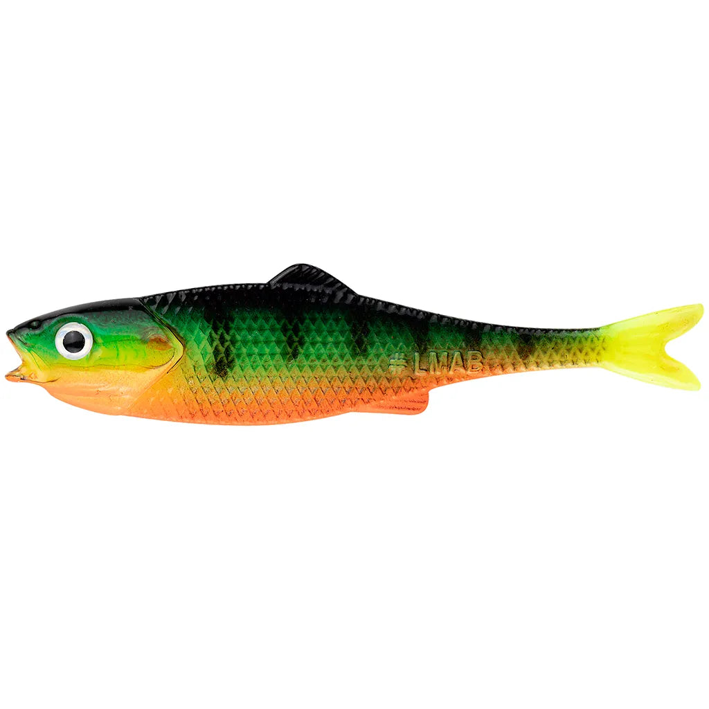 LMAB Finesse Fillet 11cm: Fire Tiger UV