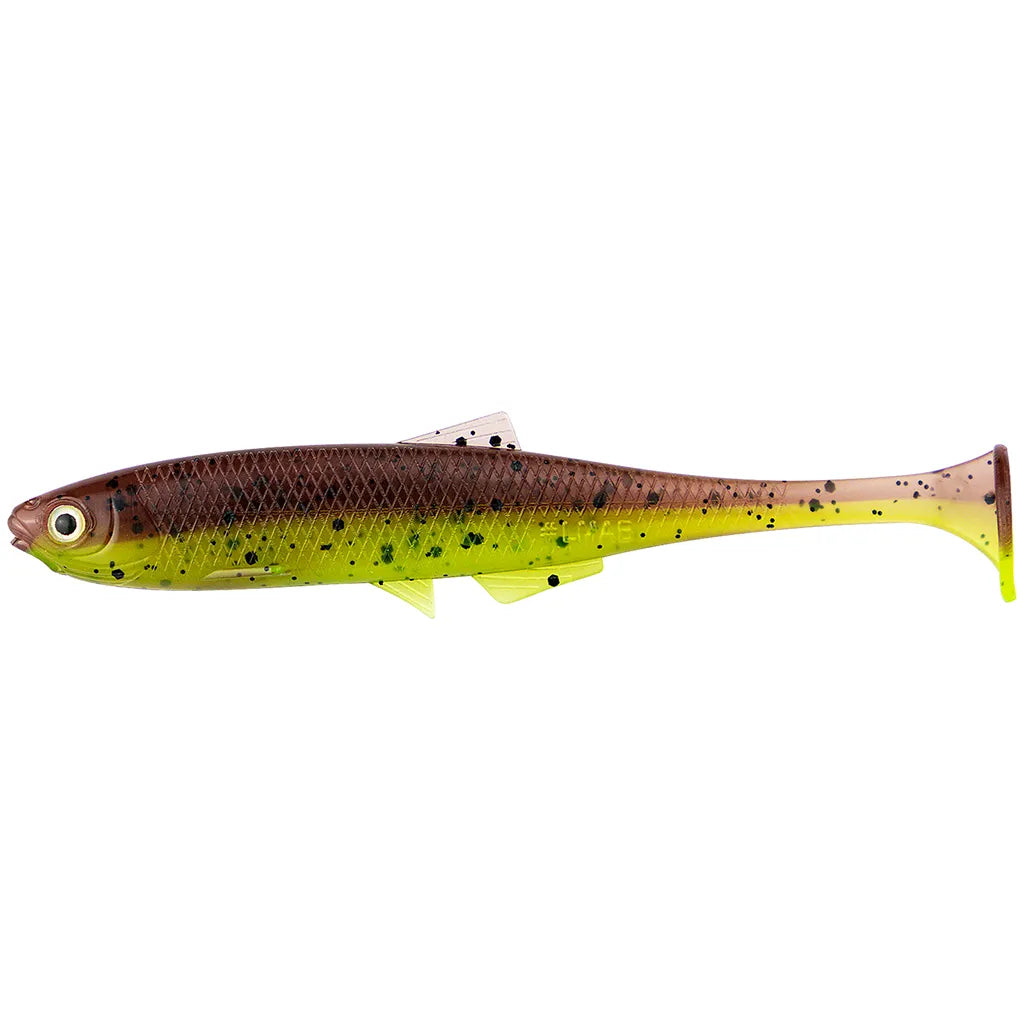 LMAB KOFI Bleak Shad 12cm: Green Pumpkin Chartreuse UV