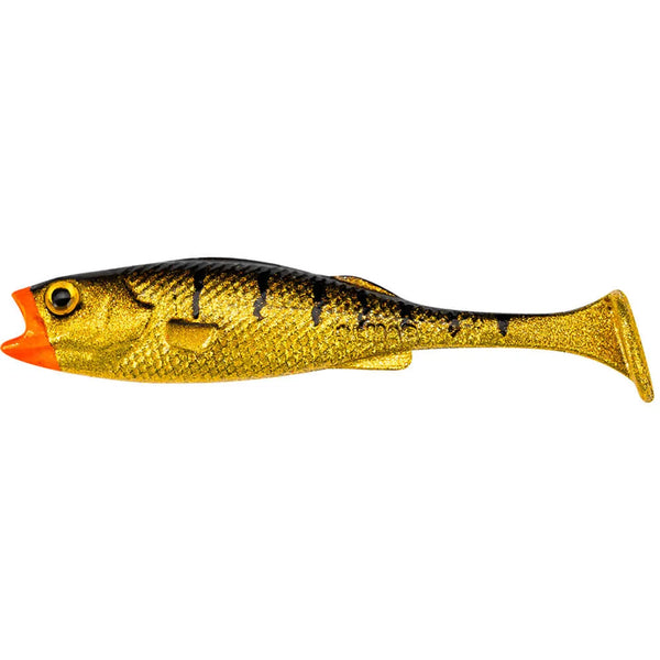 LMAB KOFI Perch Shad 11cm: Gold Tiger UV