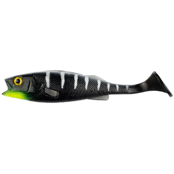 LMAB KOFI Perch Shad 14cm: Black Tiger UV